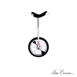 [3295] Unicycle ONLY ONE 16' - white
