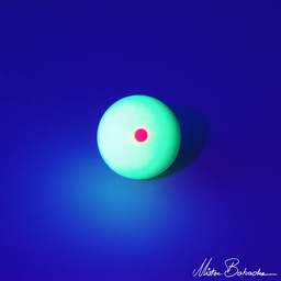 [0546] BUBBLE ball PEACH - 63 mm - glow in the dark