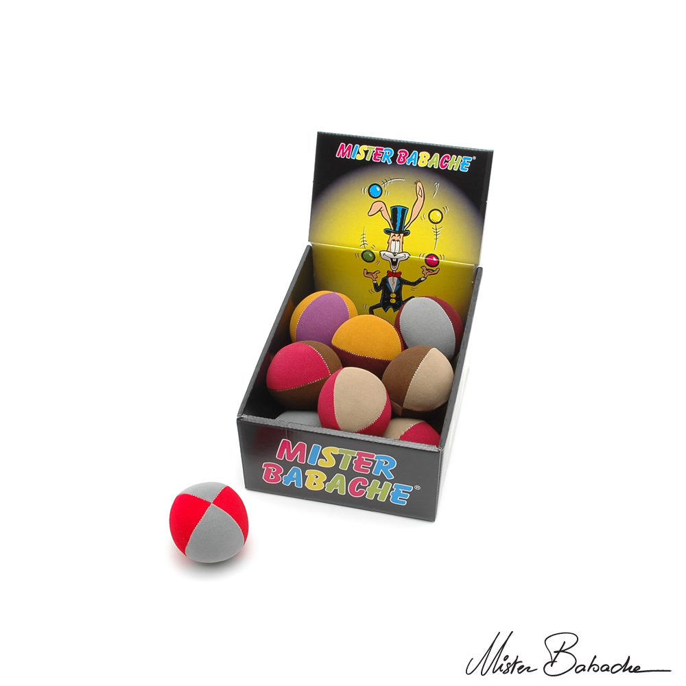 Présentoir petit avec 15 balles PEACH (couleurs claires) - 130 gr - couleurs mélangées