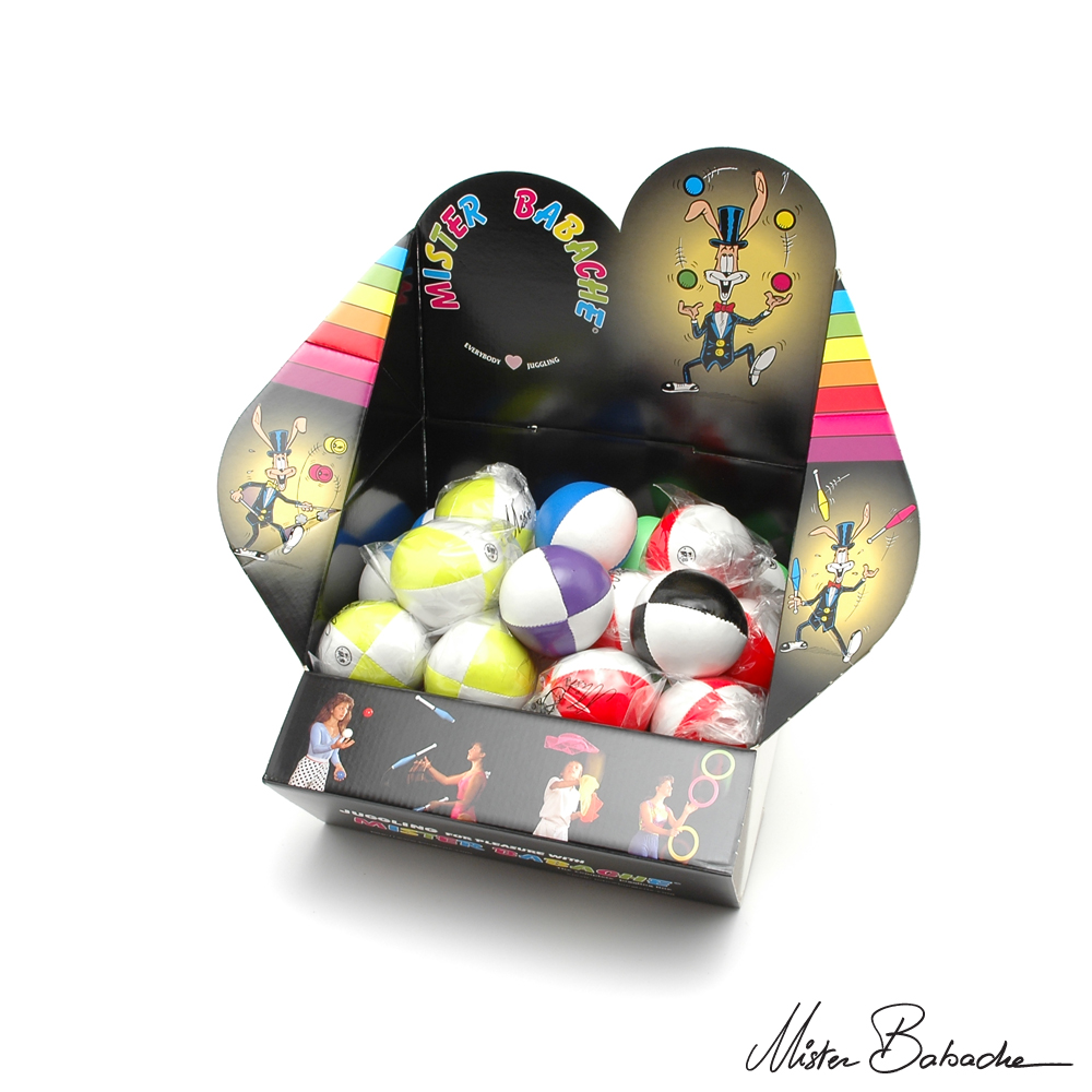 Présentoir grand (36 balles) D - 110 g - blanc/couleurs mélangées