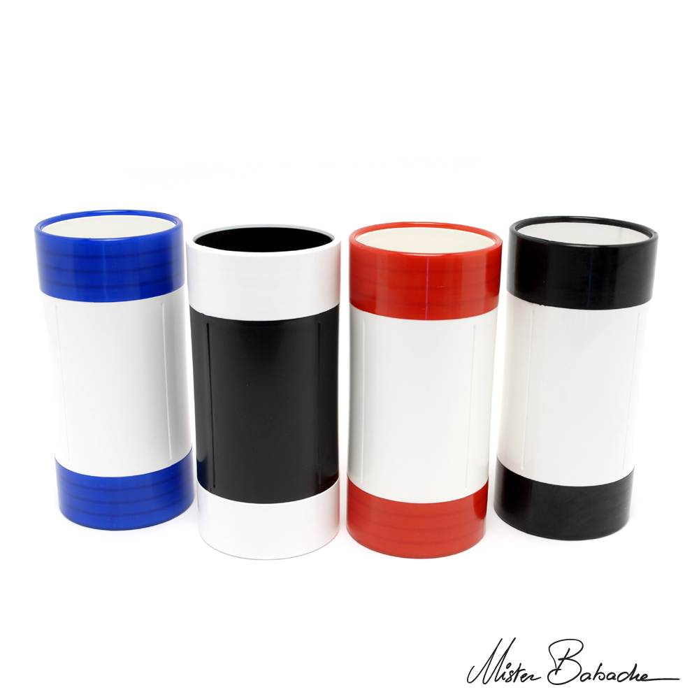 ROLLA BOLLA tube - 2 colours - white/black/white