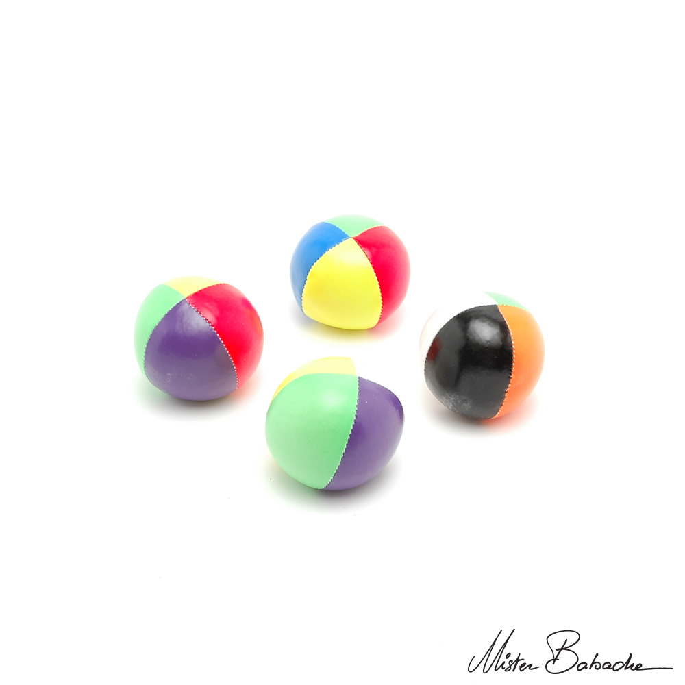 Balle à grains FLUO 4 couleurs - 130 g - couleurs fluo mélangées