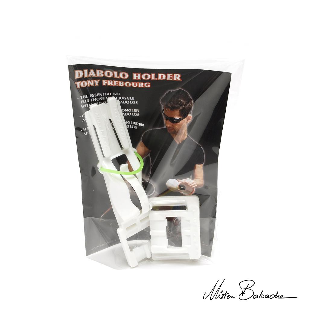 diabolo holder - white