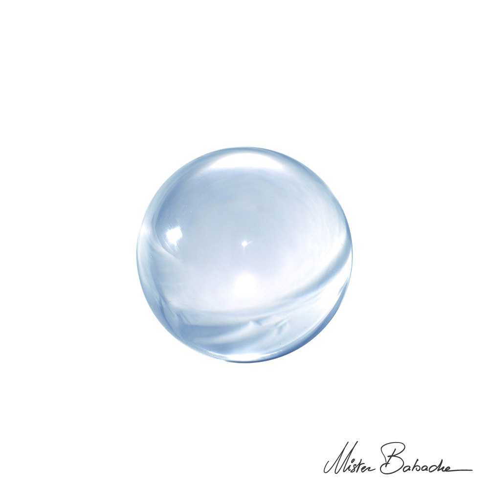 Balle acrylique CRISTAL - 57 mm - transparent