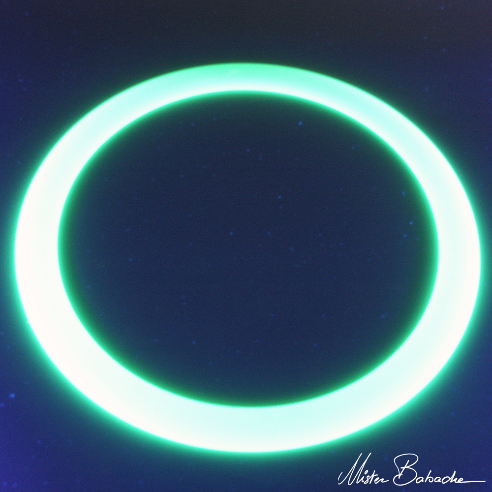 Ring - 40 cm - glow in the dark