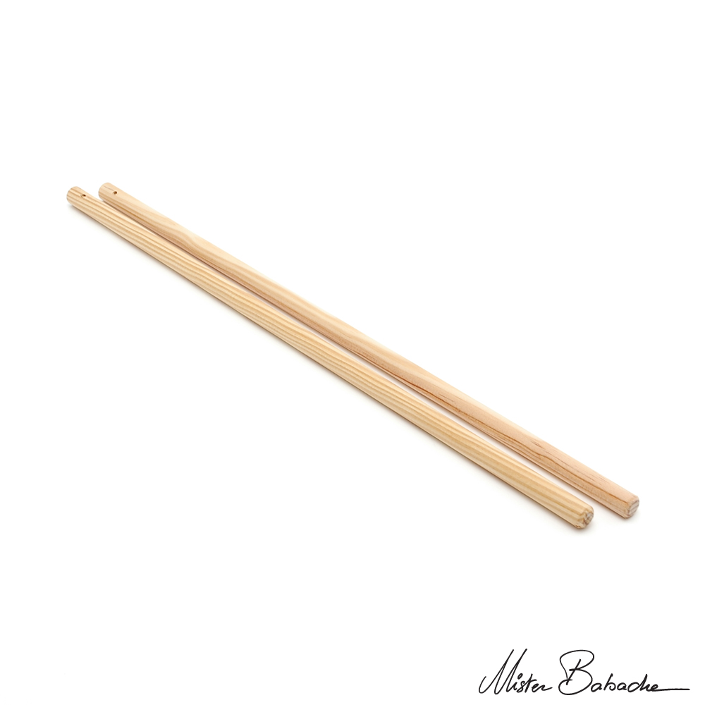 Diabolo wooden handsticks - beech (without string)