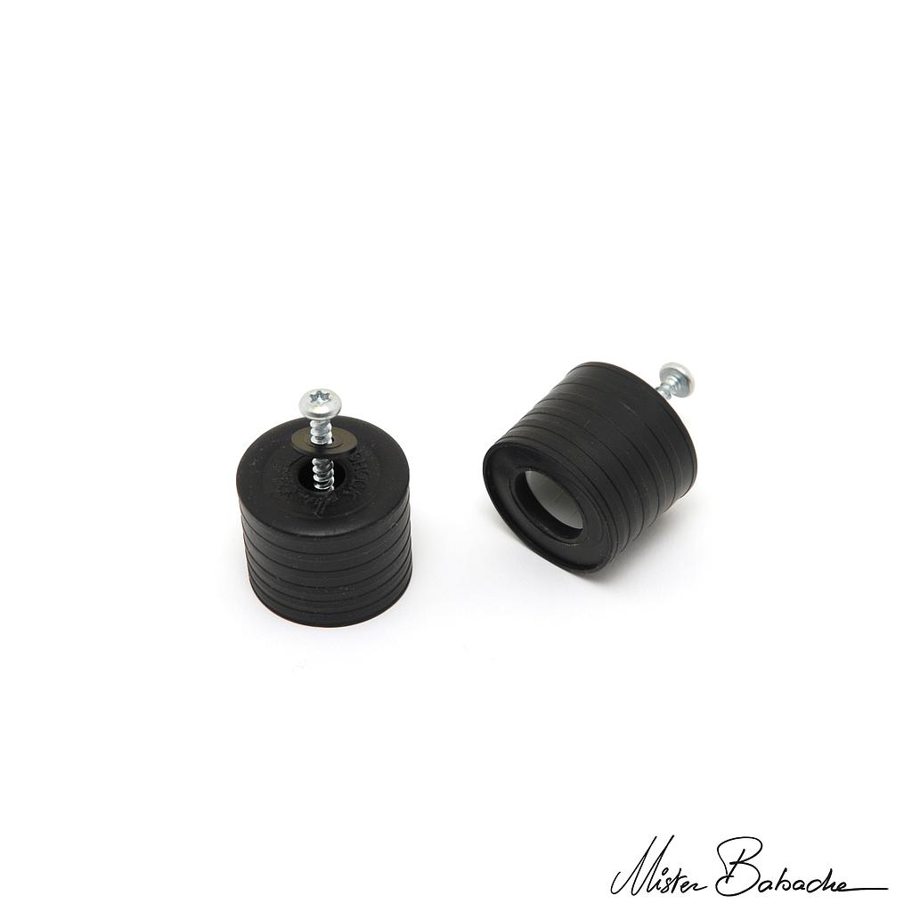 AIR SHOCK knob Devil Stick - black