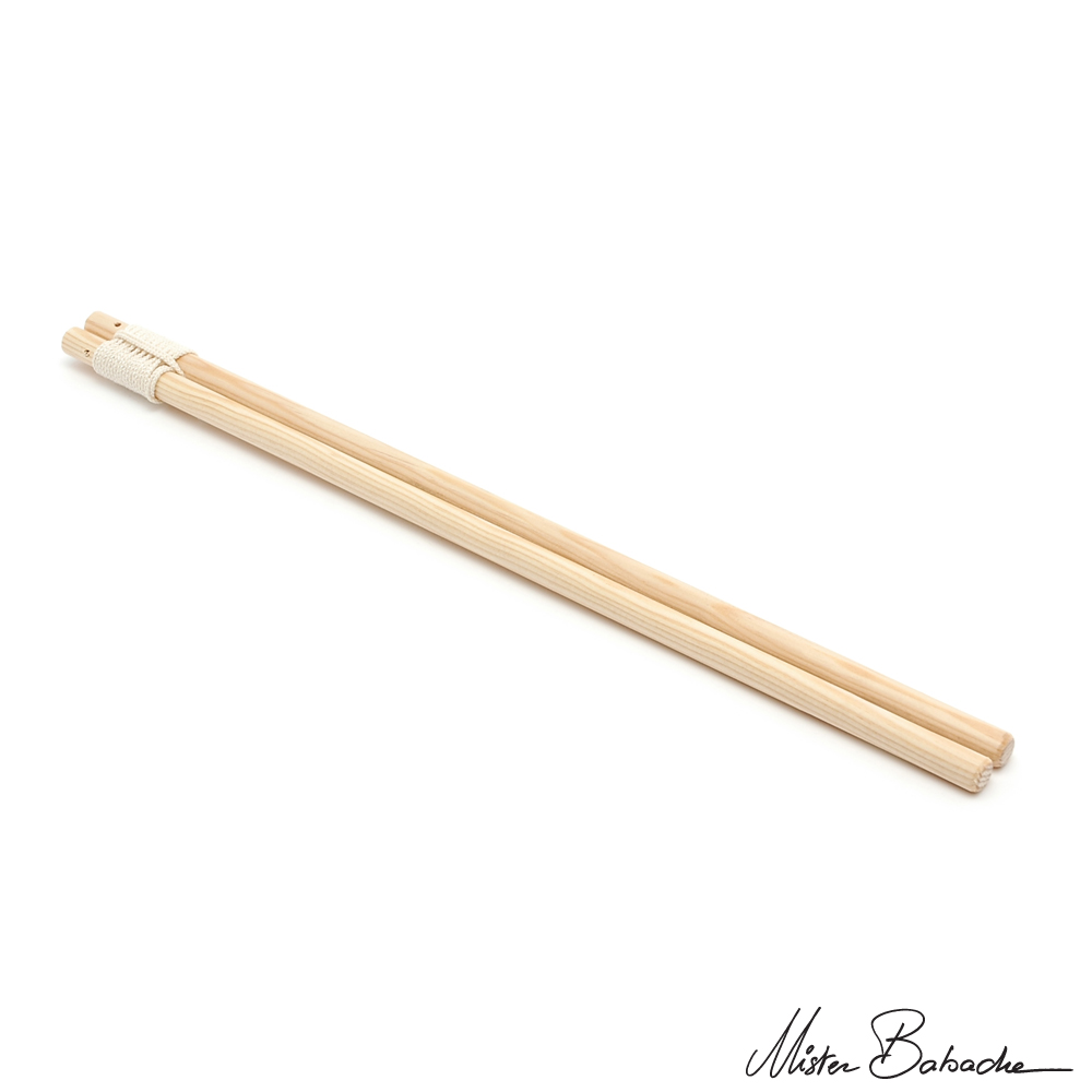 Diabolo wooden handsticks - beech (enrolled string)