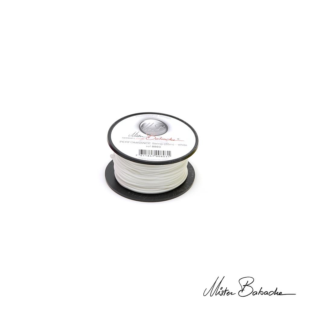 PERFORMANCE string (25 m) - white