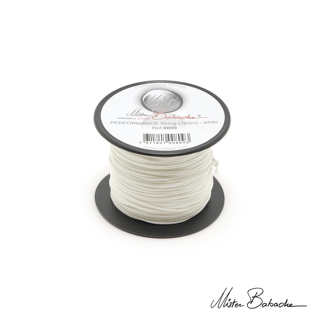 PERFORMANCE string (100 m) - white
