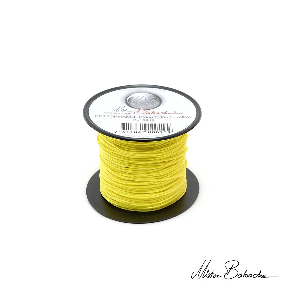 PERFORMANCE string (100 m) - yellow