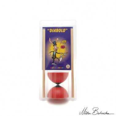 Diabolo MILLENIUM in blister (short wooden handsticks, string, booklet