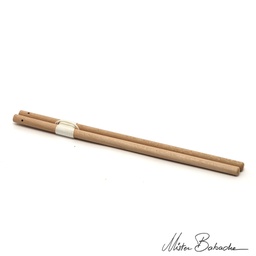 [1811] Diabolo wooden handsticks short - beech (enrolled string)