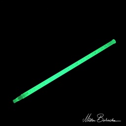 [1599] Energy glow in the dark naked diabolo stick (1 piece, without string, neither top)