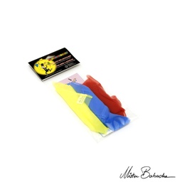 [1725] Kit 3 petits foulards dans sachet plastique - 4-5-6