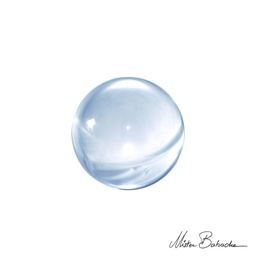 [0412] Balle acrylique CRISTAL - 57 mm - transparent