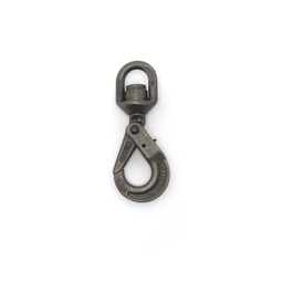[3252] Hook on swivel for aerial ropes - with ball bearings
