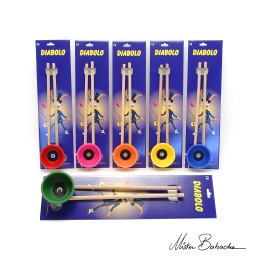 Diabolo MILLENIUM (with handsticks & string) on toon cardboard