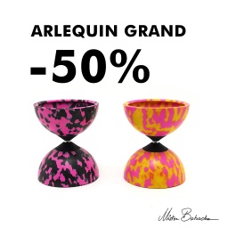  Diabolo ARLEQUIN GRAND (sans baguettes)