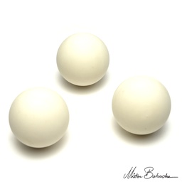 [0519] Balle rebond - caoutchouc - blanc